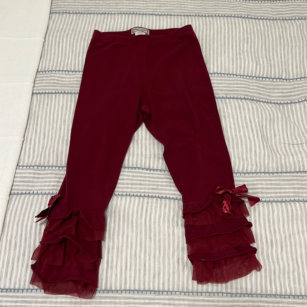 Effie’s Heart Y2K ruffled pantaloon Capri pants